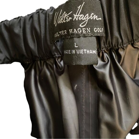 Men's Walter Hagen  Hydrohalt 11 Black Golf Rain Pants Size L - Picture 8 of 13